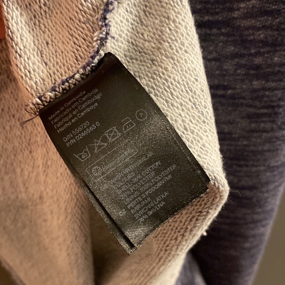 H&M Terry Loop Dress with Zip Back in Heathered Blue - Picture 5 of 7